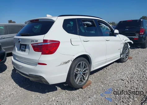 2017 BMW X3 xDrive35I из США, поврежденный, VIN 5UXWX7C50H0S19508